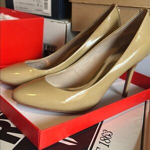 Coach Cream High Heels